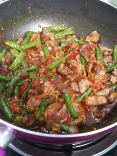 Foto resep Oseng Ampela kacang panjang