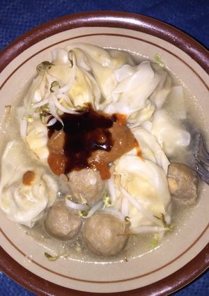 Foto resep Pangsit untuk teman mkn bakso/mie instan mudah gampang#EnakGampangBikinyaDjaminHalal👍👍😋😋😘😘😘