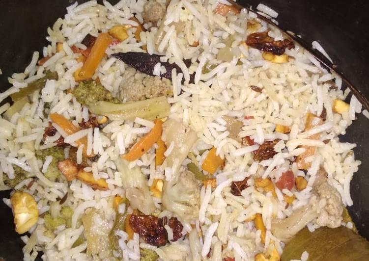 Recipe of Any-night-of-the-week Mix  veg rice