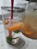 Menta, jengibre jugo refrescante