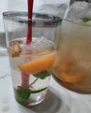 Menta, jengibre jugo refrescante