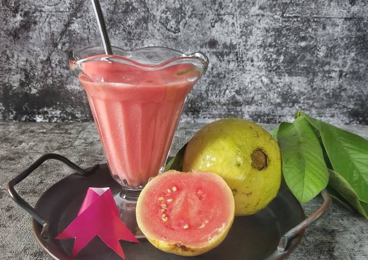 Bagaimana Membuat Guava juice with honey, Enak Banget