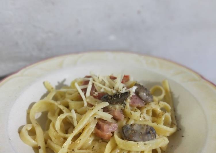 Langkah Mudah untuk Menyiapkan Cream Cheese Fettuccine, Sempurna