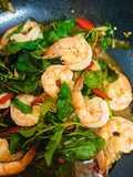 Spicy Basil Shrimp (Pad Krapow Goong)