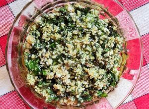 Una foto de Salsa Pesto adaptada para Argentina 🇮🇹 🇦🇷 albahaca, ajo, nuez, queso y aceite de oliva VE