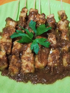 Foto resep Sate Tempe Bumbu Sambal Kacang