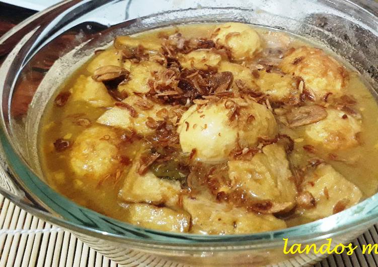 Langkah Mudah untuk Memasak Semur Telor &amp; Tahu Irit :p Cepat