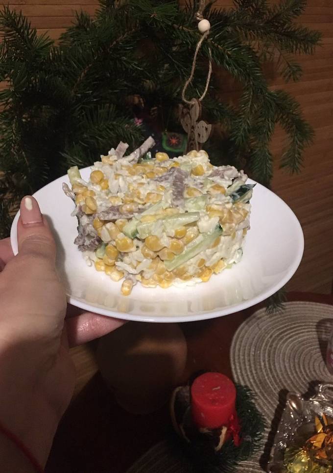Салат з язиком