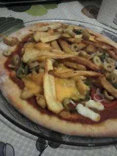 صورة لوصفة بيتزا 🍕🍕🍕🍕