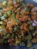 கேரட் பீன்ஸ் பொரியல்(carrot beans poriyal recipe in tamil)