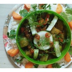 Spicy cucumber curry A picture of Spicy cucumber curry.