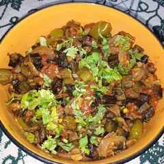 A picture of Bhindi Bhujia.