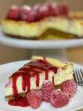 🇺🇸 CHEESECAKE con CHOCOLATE BLANCO y FRAMBUESA (Estados Unidos)