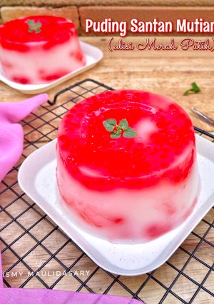 Foto resep Puding Santan Mutiara (Merah Putih)