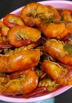 Foto resep Udang galah saos pedas manis