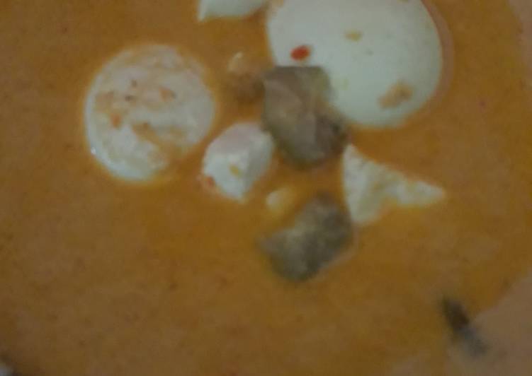 Proses mengolah Sayur petis khas pesisir Tuban yang nikmat