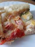 Sonkás-túrós quiche