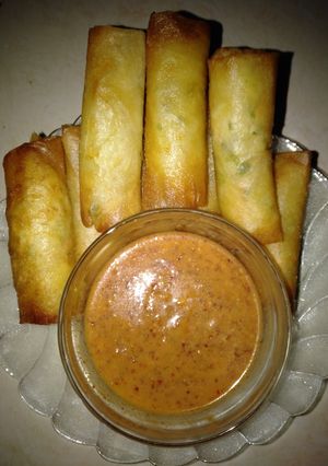Foto resep Lumpia saus kacang