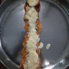A picture of Malpua & Shahi Rabdi.