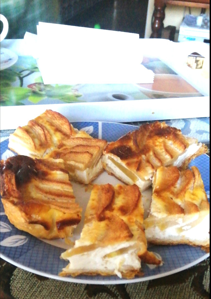 Una foto de Tarta de manzana al horno