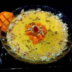 A picture of Mango Phirni.