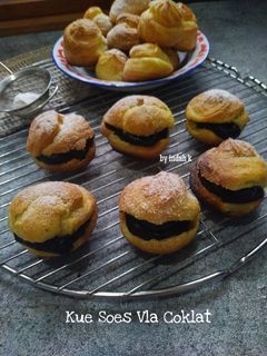 Foto resep Kue Soes Vla Coklat