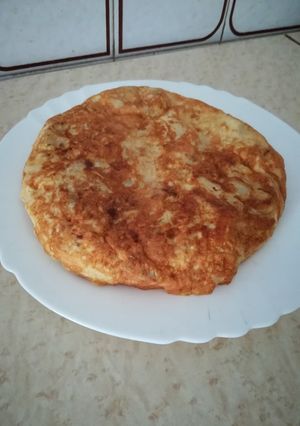 Una foto de Tortilla de patata asada con claras