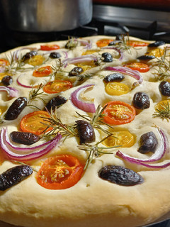 Una foto de Focaccia súper fácil en 30 minutos