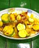 Calabacitas con apio