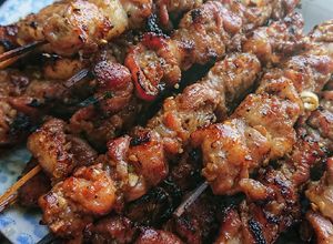 Hình của món Chả Xiên Nướng (BBQ Pork Sticks).