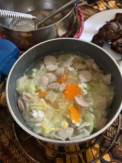 Foto resep Sup Sosis Telur