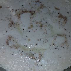 A picture of Junnu(pudding).