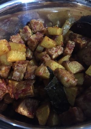 Foto resep Tempe dan kentang balado#SiapRamadan