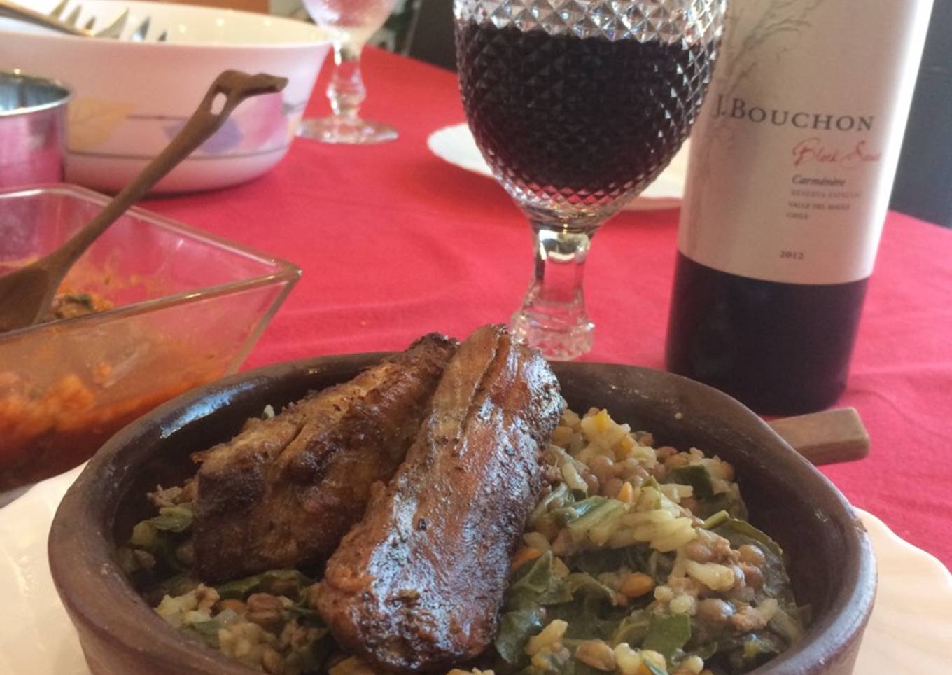 Lentejas con costillas