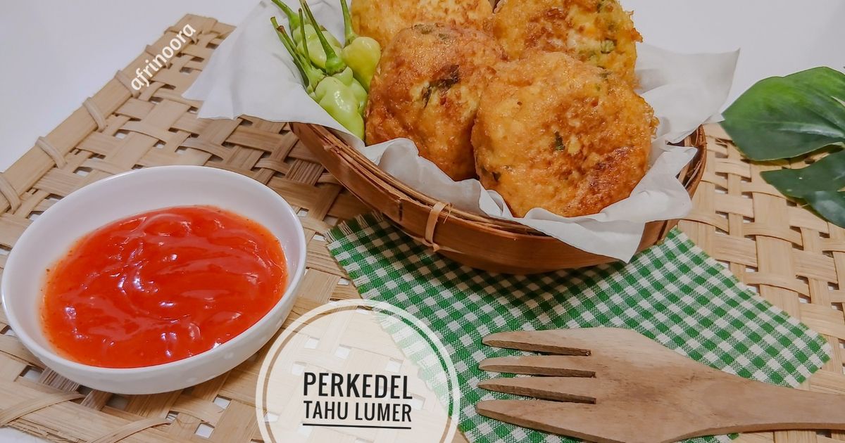 Perkedel Tahu Lumer