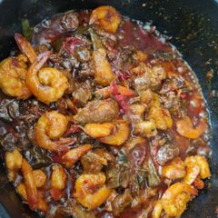 A picture of Ketofy Singapore sambal goreng pengantin.