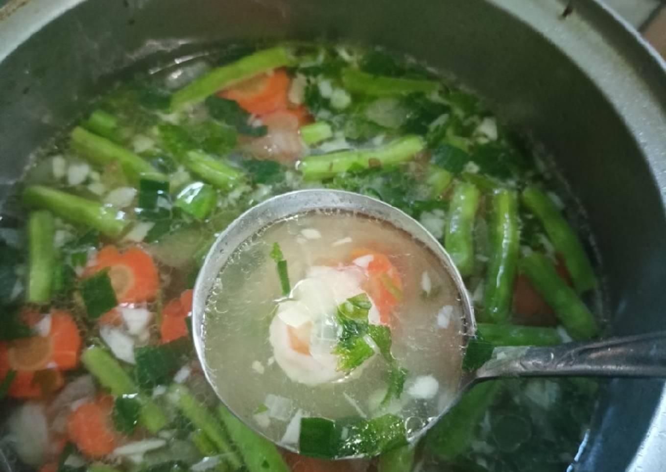 Sup udang simple