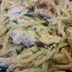 A picture of Lemon-Herb Grilled Chicken Alfredo.