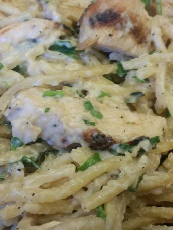 Simple Way Make Recipe Lemon-Herb Grilled Chicken Alfredo that is Awesome, So Delicious}
