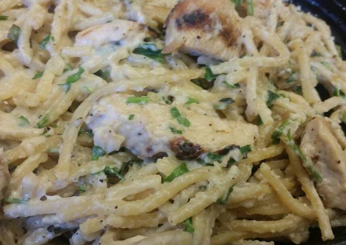 Recipe of Gordon Ramsay Lemon-Herb Grilled Chicken Alfredo