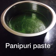 A picture of Panipuri pulp..!!! (paste)Frozen recipe ❤️.