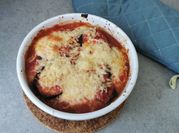 Une photo de gratin d'aubergine