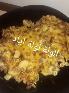 صورة لوصفة مقرونة باللحم المفروم