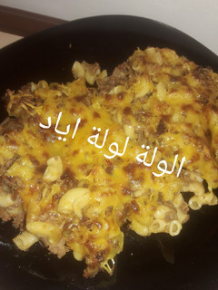 صورة لوصفة مقرونة باللحم المفروم
