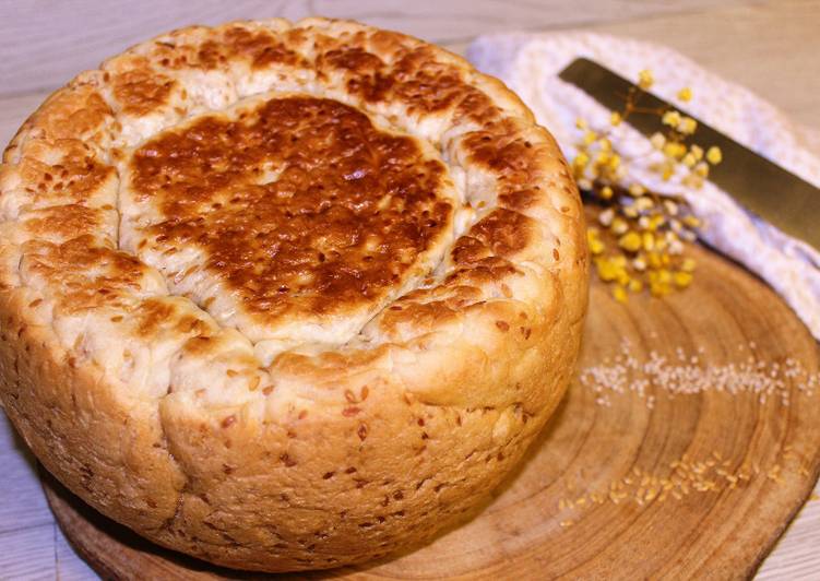 Pan con lino dorado y sésamo en Mambo y olla GM H