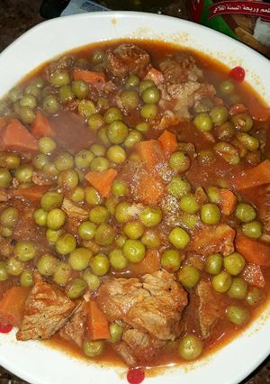 صورة لوصفة بسله باللحمة والجزر