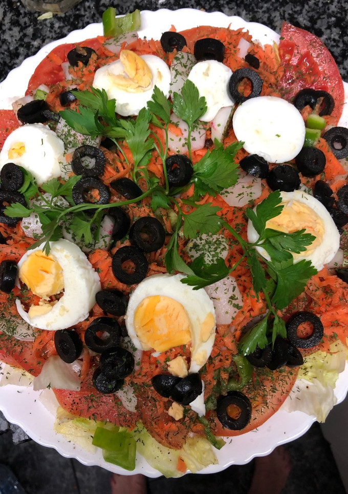 Una foto de 57. Ensalada multicolor a la portuguesa (entrante ensalada)