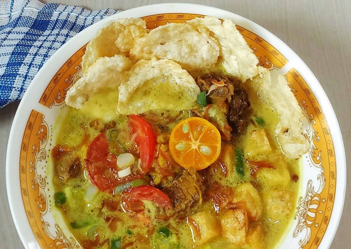 Soto Kuning Khas Bogor