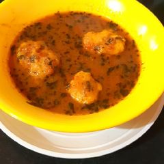 A picture of Moong dal kofta curry.