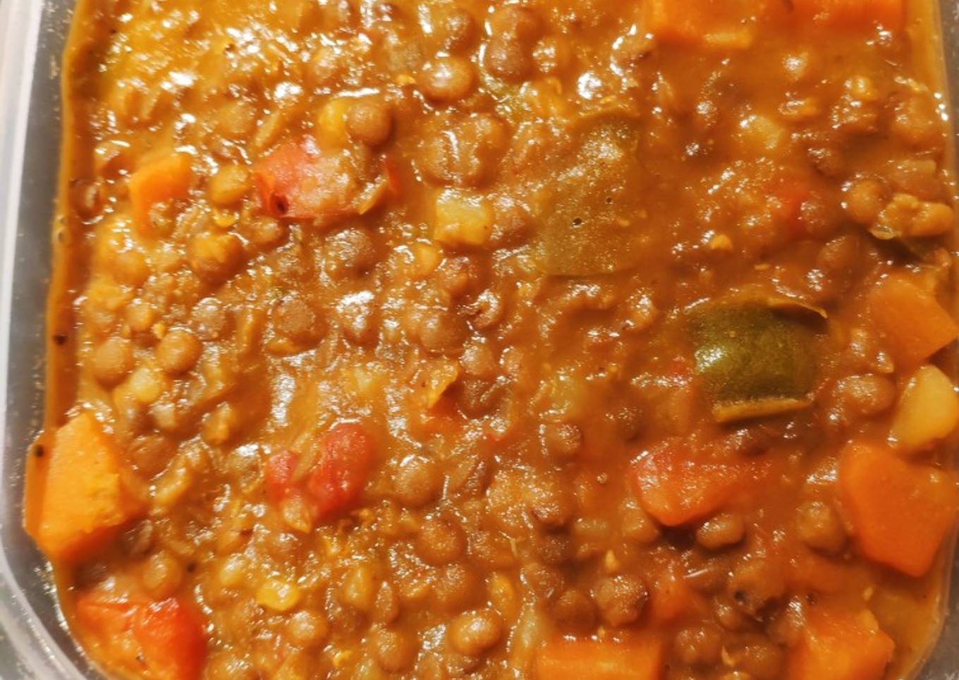 Lentejas veganas